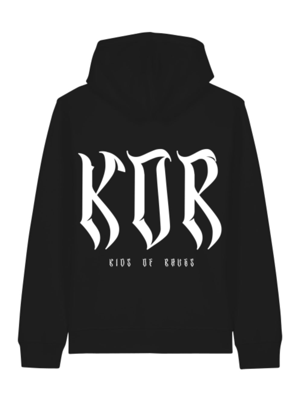 KOR | The Beginning | Unisex Hoodie | Logo hinten | schwarz