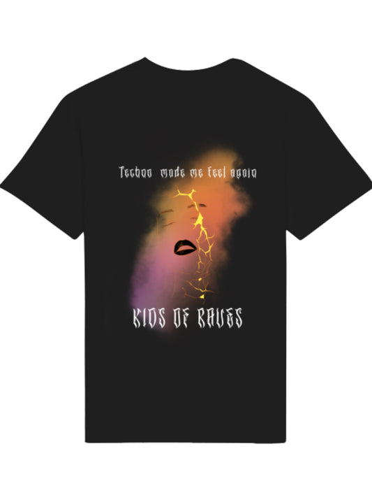 Techno made me feel again | Unisex T-Shirt | Backprint