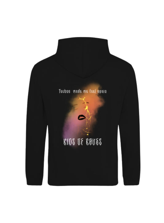 Techno made me feel again | Unisex Hoodie | Backprint