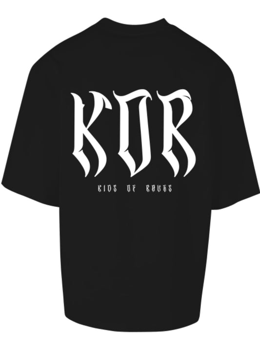 KOR | The Beginning | Herren Oversized T-Shirt | Logo hinten | schwarz